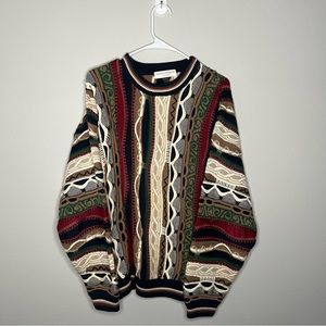 THE EXECUTIVE SUITE Multicolored COTTON Men Size L Sweater Coogi Style